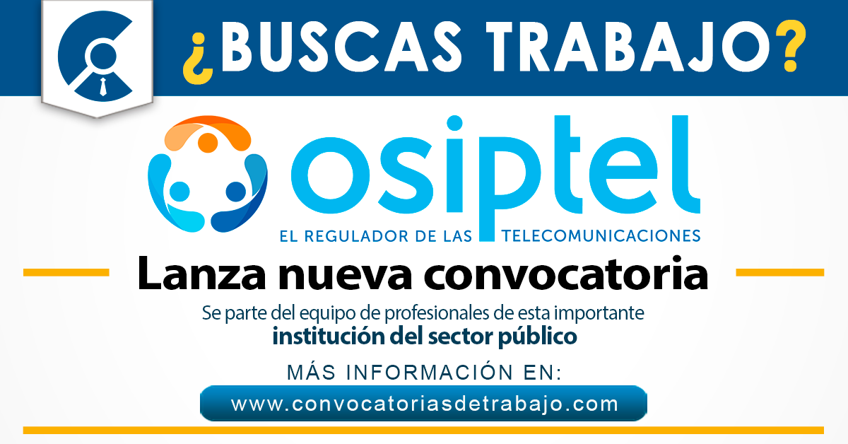 Convocatoria OSIPTEL